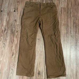 Dickies relaxed fit work pants in brown